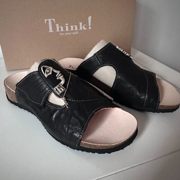 NIB - Think! MIZZI Sandals - Black - Picture 7 of 10